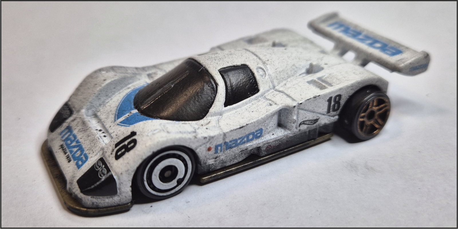 Hot Wheels - Mainline - Mazda 787B - "Manny" after endurance run