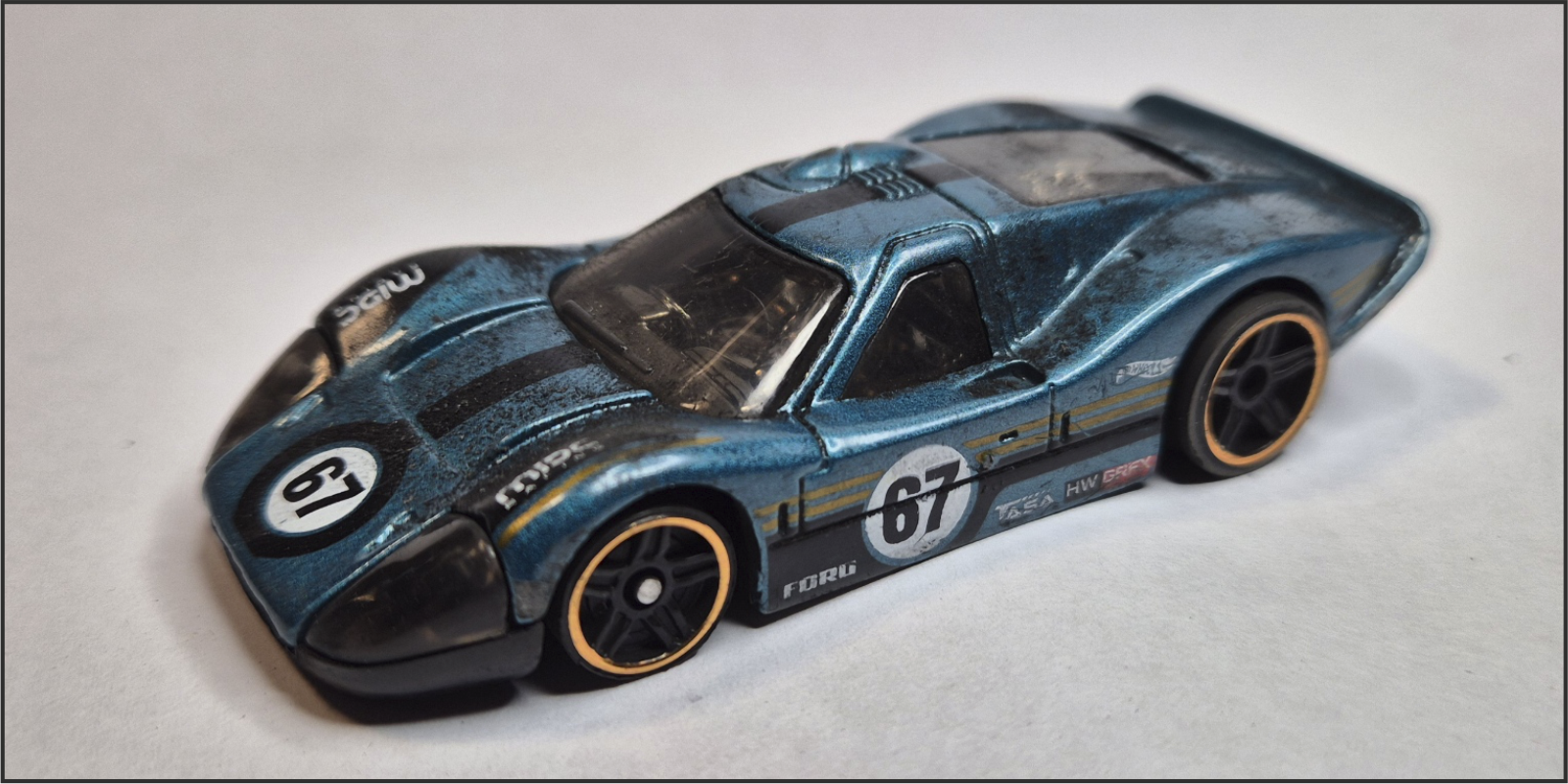 Hot Wheels - Mainline Ford GT40 Mk4 after endurance run