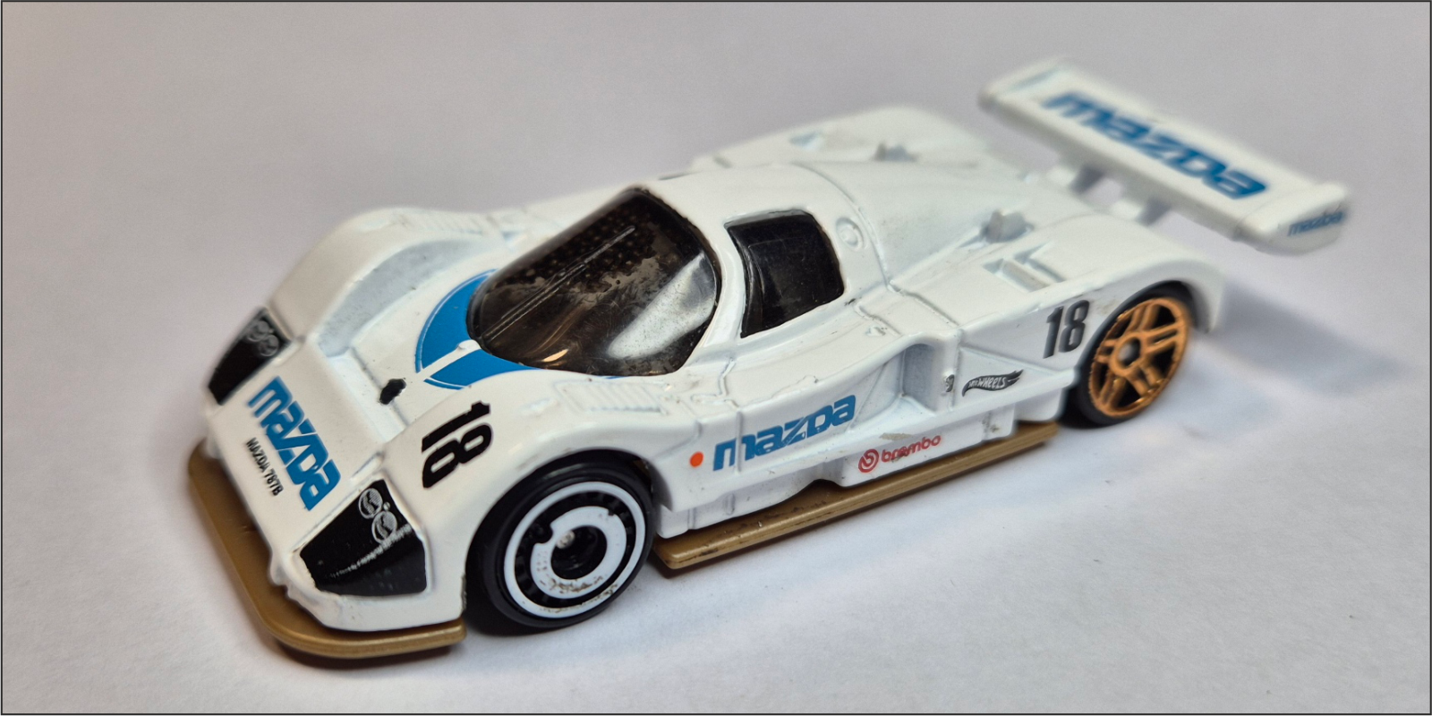 Hot Wheels - Mainline - Mazda 787B - "Manny" before endurance run